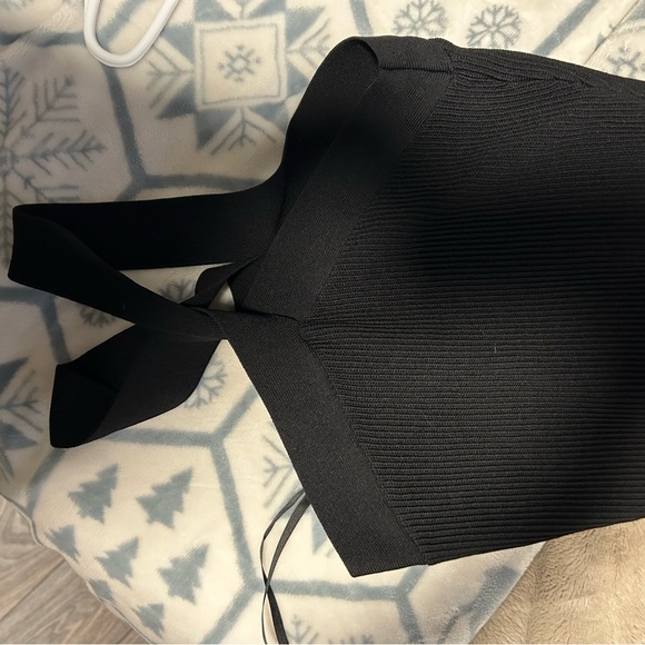 NWOT Babaton black cross tank - Picture 3 of 4